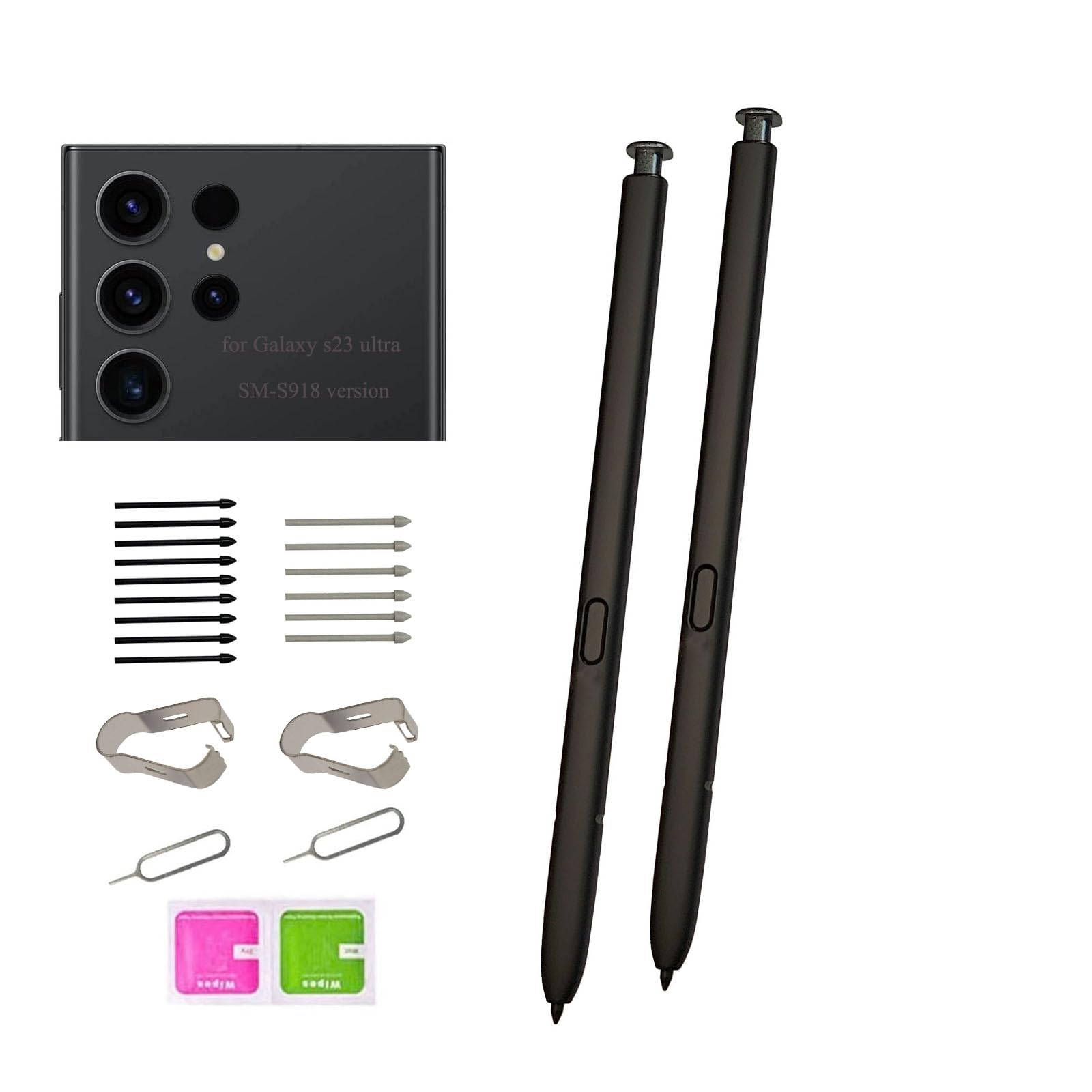 Amazon.com: (2pcs Pen Pack) (no Bluetooth) Galaxy s23 Ultra